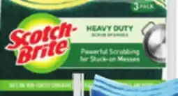 Ocean State Job Lot Scotch-Brite Heavy-Duty Scrub Sponges 3 Count offer