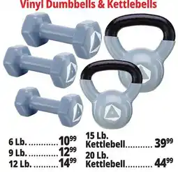 Ocean State Job Lot Vinyl Dumbbells & Kettlebells offer