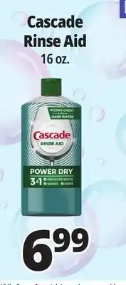 Ocean State Job Lot Cascade Rinse Aid offer