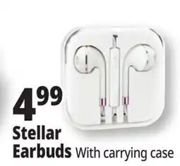 Ocean State Job Lot TechBunch Metal Stereo Earbuds with Mic and Volume Control offer