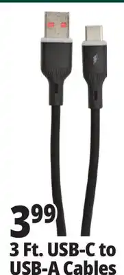 Ocean State Job Lot TechBunch USB Type-C Charging Cable 3' offer