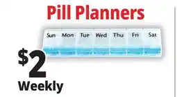 Ocean State Job Lot Pill Planners offer