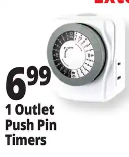 Ocean State Job Lot Prime 1 Outlet Push-Pin Timer offer