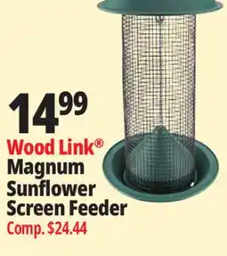 Ocean State Job Lot WoodLink Magnum Black Oil Sunflower Bird Feeder offer
