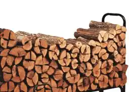 Ocean State Job Lot Outdoor Firewood Log Rack 8' offer