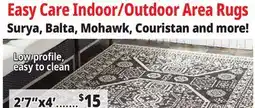 Ocean State Job Lot 2'7x4' Easy Care Indoor/Outdoor Area Rugs offer