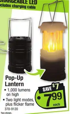 Menards Pop-Up Lantern offer