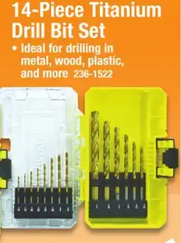 Menards 14-Piece Titanium Drill Bit Set offer