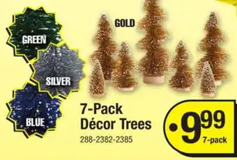 Menards 7-Pack Décor Trees offer