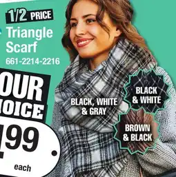 Menards Triangle Scarf offer