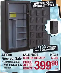 Menards Fireproof Safe offer