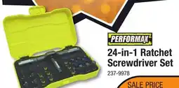 Menards 24-in-1 Ratchet Screwdriver Set offer