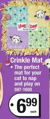 Menards Crinkle Mat offer