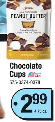 Menards Chocolate Cups offer