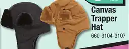 Menards Canvas Trapper Hat offer