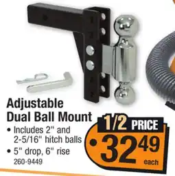 Menards Adjustable Dual Ball Mount offer