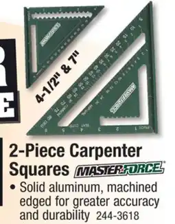 Menards 2-Piece Carpenter Squares offer