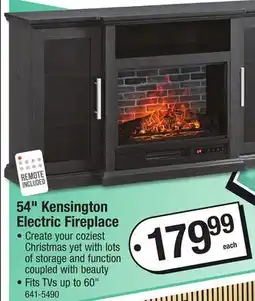 Menards 54 Kensington Electric Fireplace offer