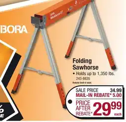 Menards Folding Sawhorse offer