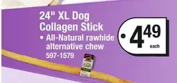Menards 24 XL Dog Collagen Stick offer