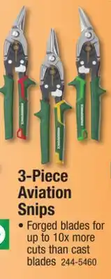 Menards 3-Piece Aviation Snips offer