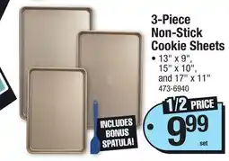 Menards 3-Piece Non-Stick Cookie Sheets offer