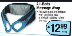 Menards All-Body Massage Wrap offer