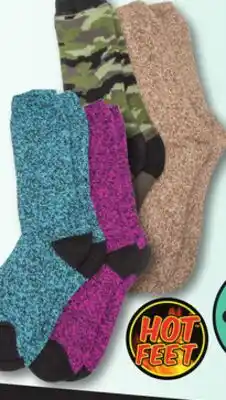 Menards 2-Pair Men's or Ladies' Heavy Thermal Socks offer