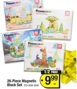 Menards 26-Piece Magnetic Block Set offer
