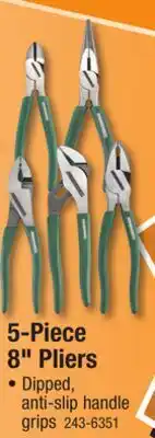 Menards 5-Piece 8 Pliers offer