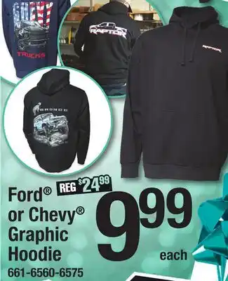 Menards Ford or Chevy Graphic Hoodie offer
