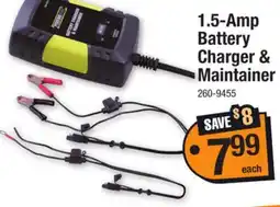 Menards 1.5-Amp Battery Charger & Maintainer offer
