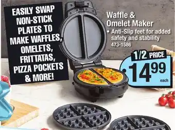 Menards Waffles Omelet Maker offer