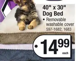 Menards 40 x 30 Dog Bed offer