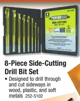 Menards 8-Piece Side-Cutting Drill Bit Set offer
