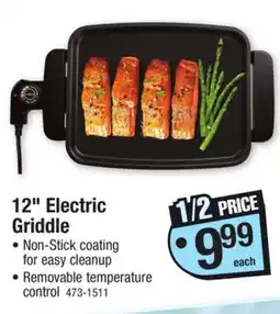 Menards 12 Electric Griddle offer