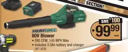 Menards 80V Blower offer