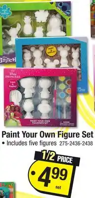 Menards Paint Your Own Figure Set offer