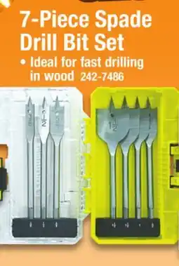 Menards 7-Piece Spade Drill Bit Set offer