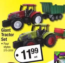 Menards Giant Tractor Set offer