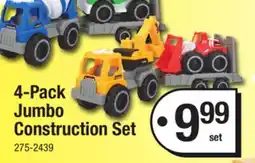 Menards 4-Pack Jumbo Construction Set offer