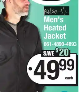 Menards Men's Heated Jacket offer