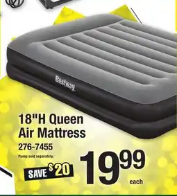 Menards 18H Queen Air Mattress offer