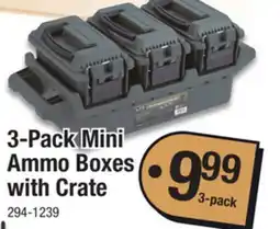 Menards 3-Pack Mini Ammo Boxes with Crate offer