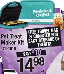 Menards Pet Treat Maker Kit offer