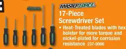 Menards 17-Piece Screwdriver Set offer
