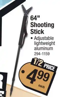 Menards 64 Shooting Stick offer