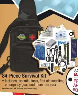 Menards 84-Piece Survival Kit offer
