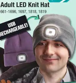 Menards Adult LED Knit Hat offer