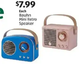 Bauhn Mini Retro Speaker